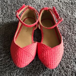 Coral flats ankle strap